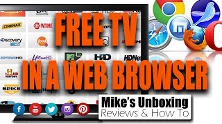 FREE LIVE TV From Around The World In Your Web Browser [upl. by Tini645]