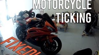 Motorcycle Ticking Problem Fixed [upl. by Redlac]