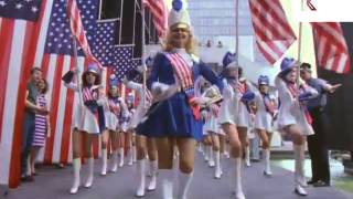 Majorettes March Stars and Stripes 1970s Americana 35mm [upl. by Airolg]