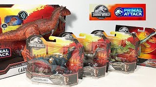 5 NEW Jurassic World Dinosaurs Toys Carnotaurus Callovosaurus Ornitholestes Dracorex [upl. by Tehr]