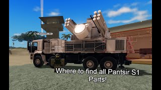 All Pantsir S1 Part Locations  War Tycoon [upl. by Lavona132]