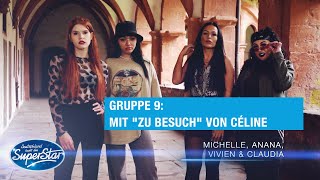 Gruppe 9 Vivien Anna Michelle amp Claudia mit quotZu Besuchquot von Céline  DSDS 2021 [upl. by Disini]