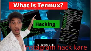 What is Termux  How to hack WiFi and Instagram using termux  Ethical Hacking   Hindi [upl. by Janus350]