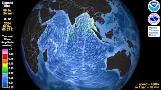 Tsunami Animation Sumatra 2004 [upl. by Adlar]