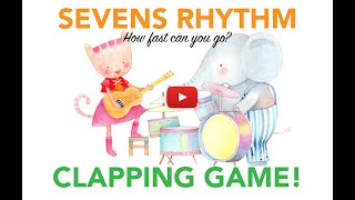 Sevens Rhythm and Clapping Game  Color Me Mozart [upl. by Leseil]