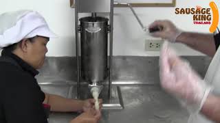 Preparing a Meat Grinder for Stuffing Sausage [upl. by Malia]