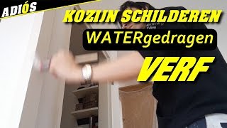 KOZIJN SCHILDEREN  Welke WATERGEDRAGEN VERF en KWAST  De 4080 Regel [upl. by Etrem]