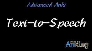 How to use Ankis TextToSpeech TTS [upl. by Odlavso177]