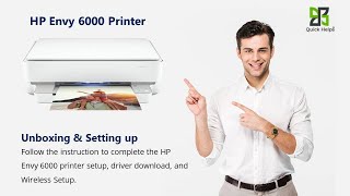 HP Envy 6000 printer setup  Unbox HP Envy 6000 printer  WiFi setup [upl. by Candida]