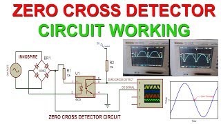 Zero Cross Detector Circuit  Working and Simulation using Proteus [upl. by Gerdeen978]