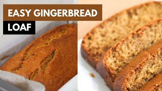 Gingerbread Loaf Recipe  Gingerbread Cake [upl. by Evelin138]