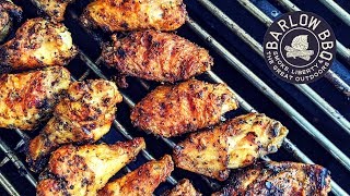 How to Make Grilled Chicken Wings  Weber Genesis Gas Grill  Barlow BBQ [upl. by Marras]