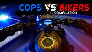 BIKERS VS COPS Motorcycles chased by Police Compilation 2023 [upl. by Nemaj143]