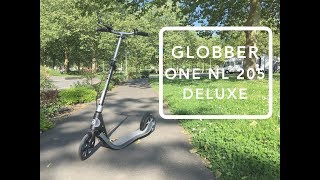 Globber ONE NL 205 Deluxe Adult Kick Scooter  Overview  Test Ride  Matrottcom [upl. by Leynad]