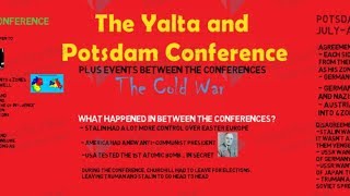 The Yalta and Potsdam Conference THE COLD WAR [upl. by Amian352]