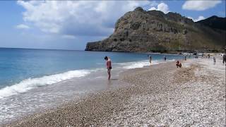 RODOS  Kolymbia Plaża RHODOS  Kolymbia Beach [upl. by Mandeville]