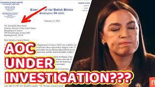 AOC TERRIFIED Begs DOJ to Reveal Investigation into Her Helping Migrants aoc newyork immigration [upl. by Einahpit]