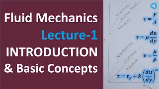 Fluid MechanicsLecture1Introduction amp Basic Concepts [upl. by Thoma33]