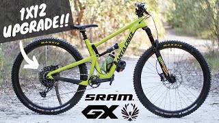 SRAM GX Eagle 1x12 Conversion  BEST Value MTB Drivetrain [upl. by Fruma]