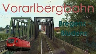 Führerstandsmitfahrt Vorarlbergbahn Bregenz  Bludenz HD  Cab Ride  ÖBB 1116 [upl. by Cissy]