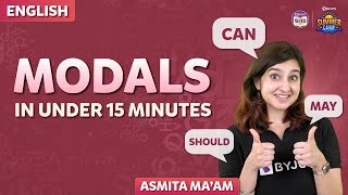 Modals In Under 15 Minutes  BYJUS [upl. by Nadeau]