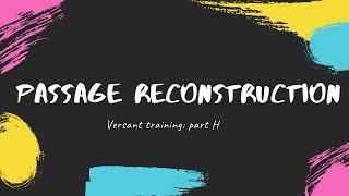 Versant practice Passage reconstruction 1 [upl. by Simonne]