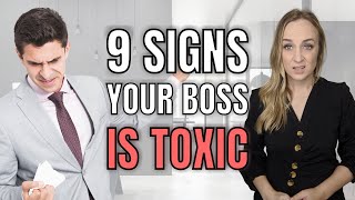 TOXIC MANAGER  9 Toxic Boss Signs to Look Out For [upl. by Aisatna211]