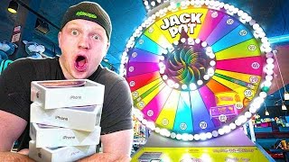 24 HOUR OVERNIGHT ARCADE CHALLENGE JACKPOT [upl. by Yrevi]