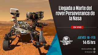 Llegada a Marte del rover Perseverance de la Nasa  En Vivo [upl. by Hyacinth490]