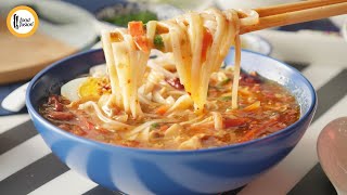 Hot amp Sour Noodle Soup Recipe By Food Fusion [upl. by Annohsak]