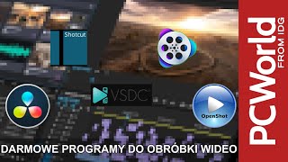 DARMOWE PROGRAMY DO OBRÓBKI I MONTAŻU FILMÓW 🎬  PCWORLD [upl. by Schuler988]