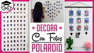 DIY  Ideas Para Decorar Con Fotos Polaroid  Instantáneas Room Decor  Sandy Olivera [upl. by Neelie397]