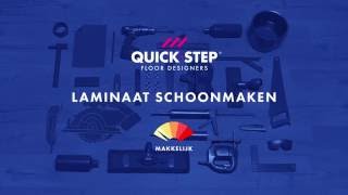 Een laminaatvloer schoonmaken  QuickSteptutorial [upl. by Roth]