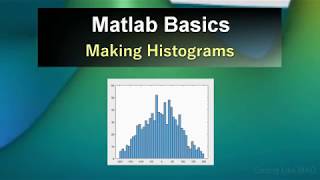 Matlab Basics Histograms [upl. by Nnyleak]