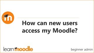 How can new users access my Moodle site [upl. by Nor]