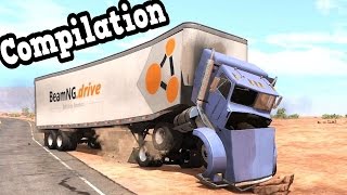 BeamNG Drive  My Best Truck Crash Tests Simulation [upl. by Loram273]