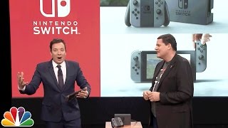 Jimmy Fallon Debuts the Nintendo Switch [upl. by Hoffer]