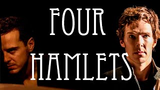 Four Hamlets  Act II Scene 2  Scott amp Cumberbatch amp Tennant amp Simm [upl. by Eppes]