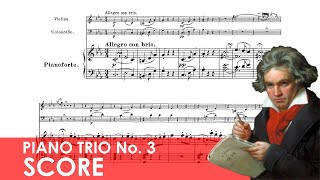 BEETHOVEN Piano Trio No 3 in C minor Op 1 No 3 Score [upl. by Trbor226]