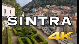 Sintra Portugal Walking Tour Near Lisbon 4K [upl. by Luing405]