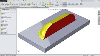 How to make custom forming tool Louvers in Solidworks [upl. by Tandie]