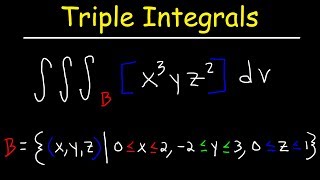 Triple Integrals  Calculus 3 [upl. by Walsh]