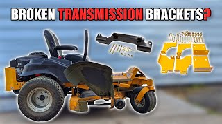 Hustler Raptor SD  Broken Transmission Bracket Upgrade [upl. by Irrehs]