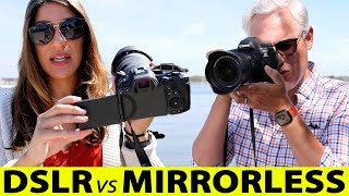 Canon R5 vs 5D Mk IV DSLR vs Mirrorless [upl. by Assadah15]