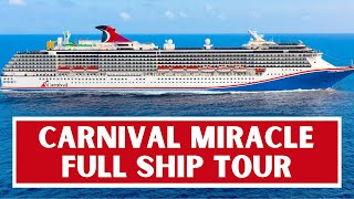 Carnival Miracle Full Ship Tour and Walk Through [upl. by Nancie763]