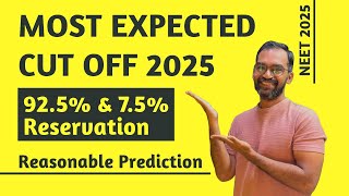 Most Expected Cut off 2025  NEET 2025 [upl. by Abisha]