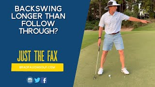 Putting backstroke tip with Brad Faxon [upl. by Riem]