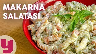 Çok Pratik Makarna Salatası Tarifi  Salata Tarifleri  Yemekcom [upl. by Emelina370]