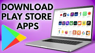 How To Download Google Play Store Apps On PC Win788110 [upl. by Oznohpla]