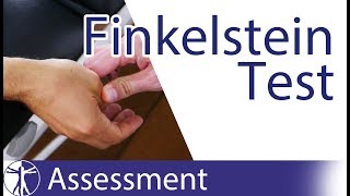 Finkelstein Test  De Quervains Tenosynovitis [upl. by Kristan]